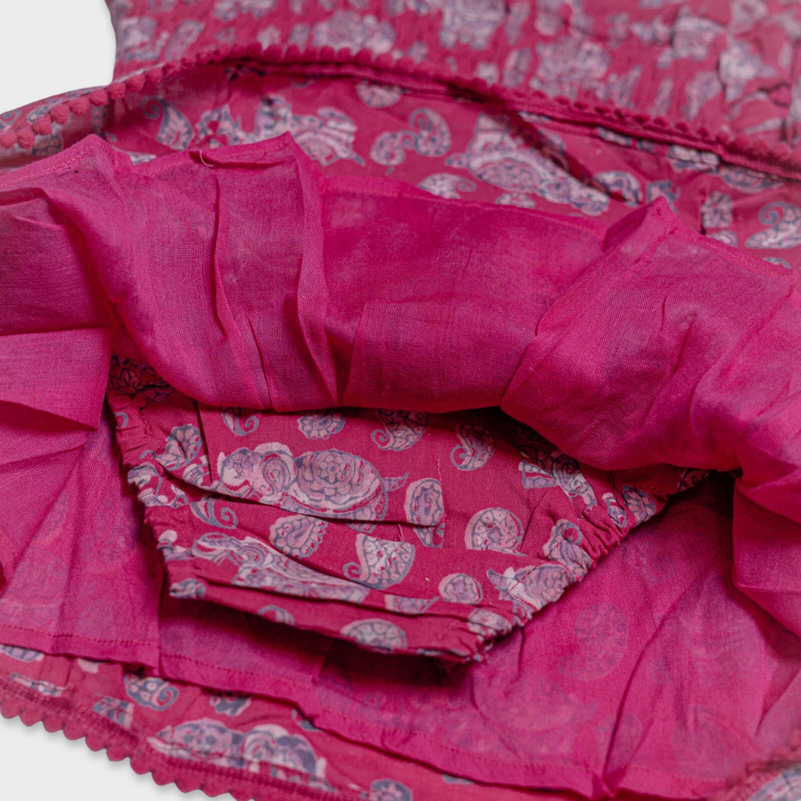 Premium Baby Girl Swaddle - Rose - Image 3