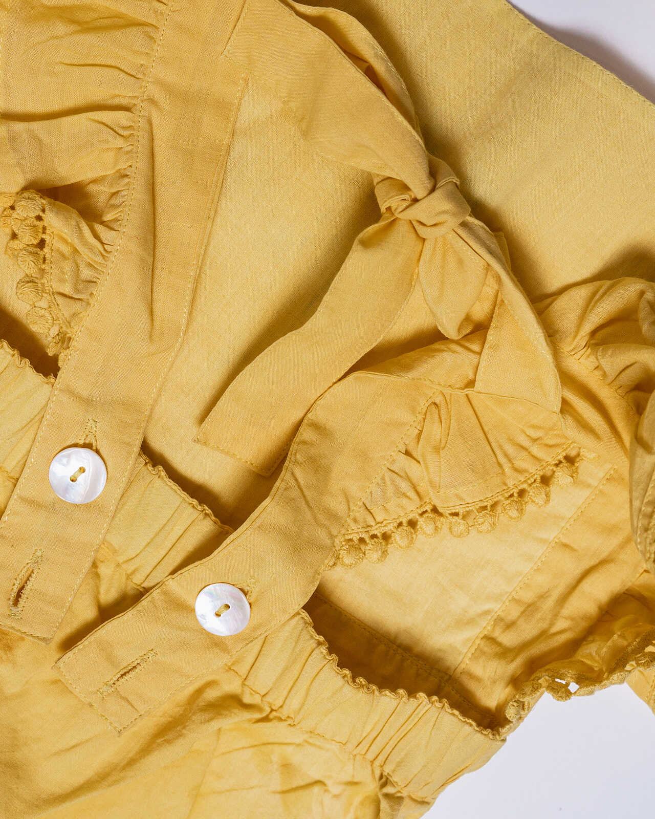 Organic Cotton Phoenix Jumpsuit - Mustard - Image 4
