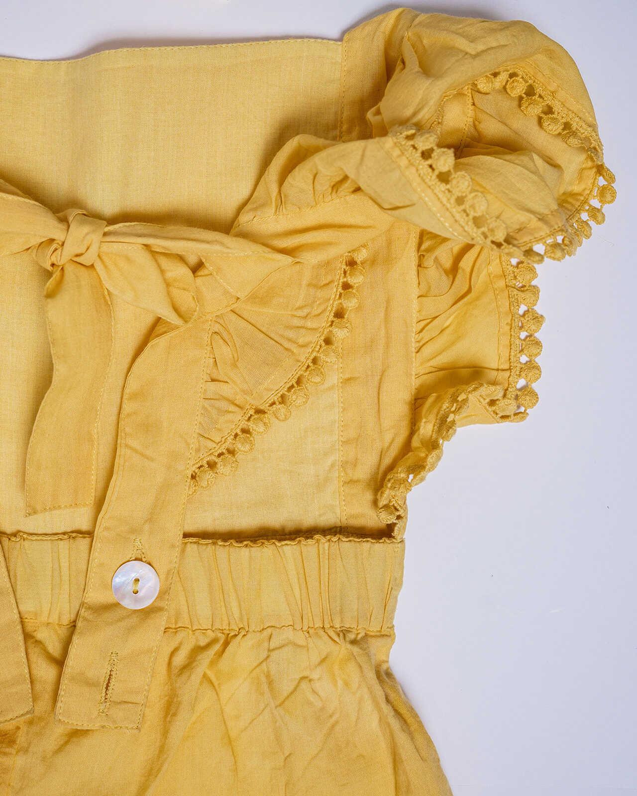 Organic Cotton Phoenix Jumpsuit - Mustard - Image 9