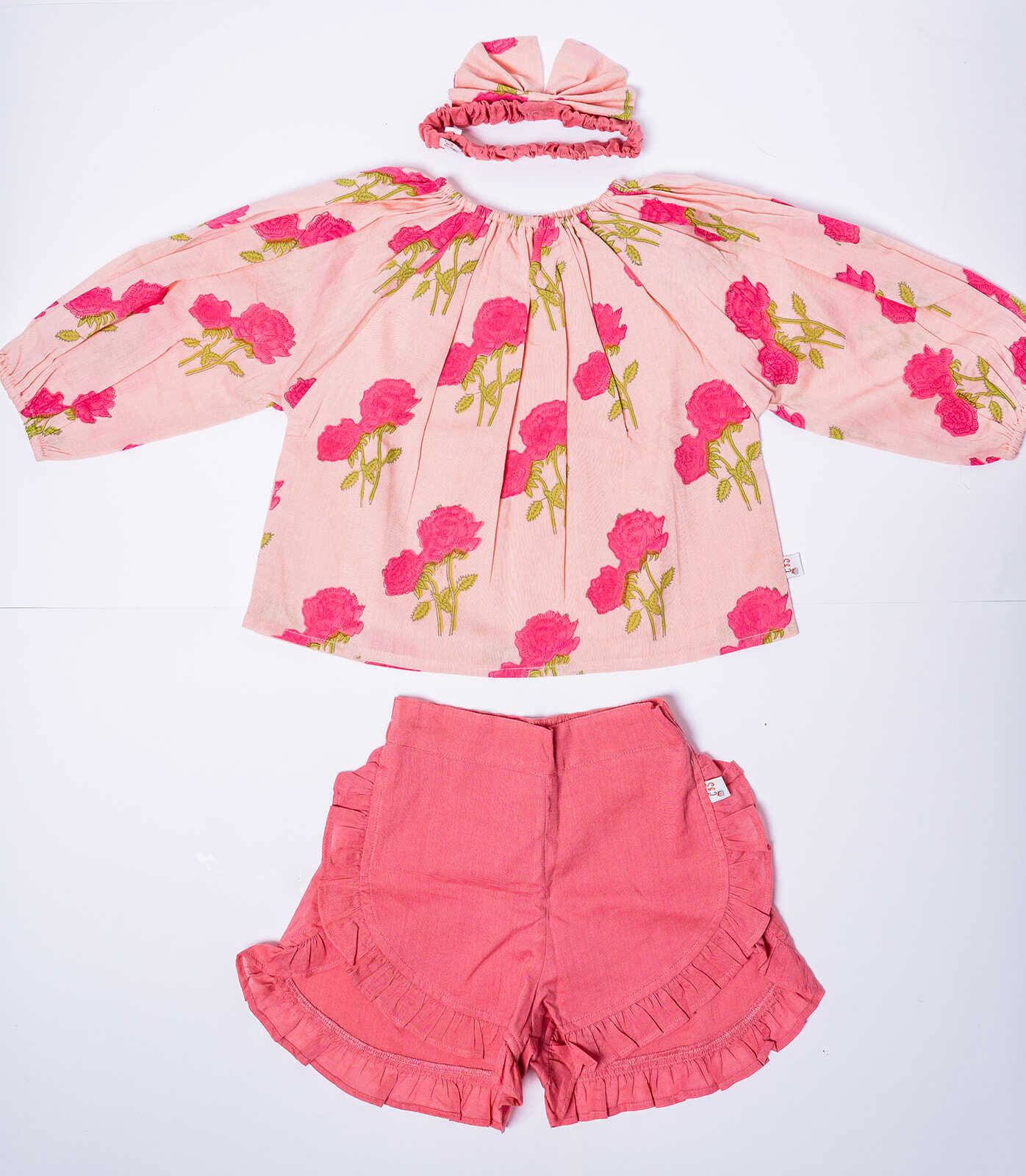 Organic Cotton Grace Co-ord Set- Wild Rose - Image 3